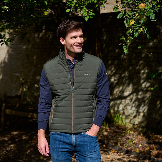 Afbeelding Heren Bodywarmer Solent Olive 4 van Dubarry