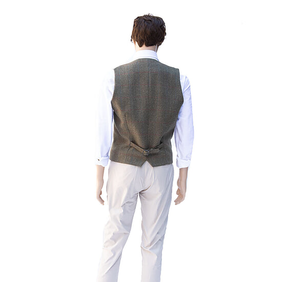 Heren Gilet Tweed 