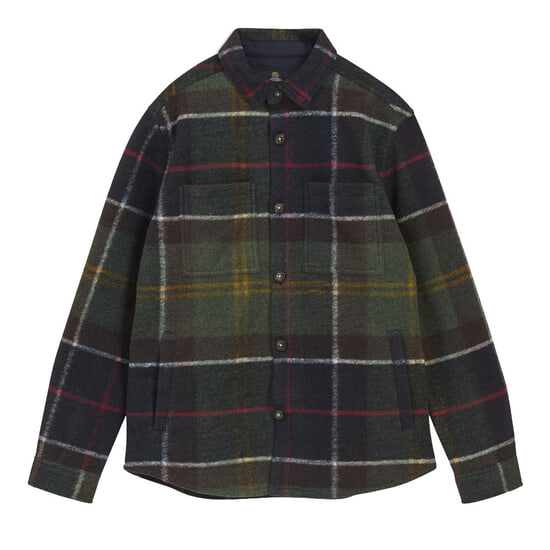 Heren Overshirt Woodlane Classic Tartan 