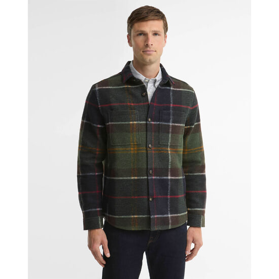 Heren Overshirt Woodlane Classic Tartan 