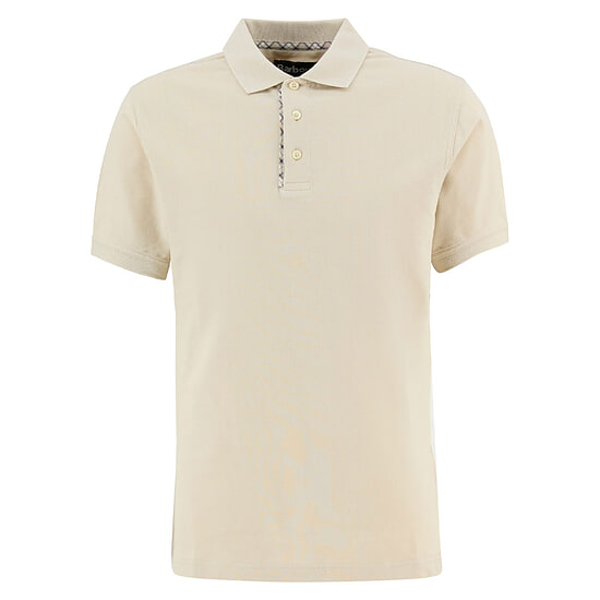 Afbeelding Heren Polo Tailored Preston Tartan Trim Mist 1 van Barbour