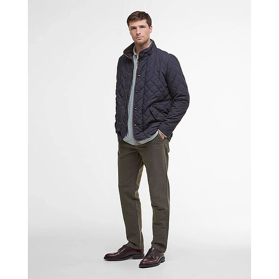 Heren Quilt Shoveler Waterproof navy