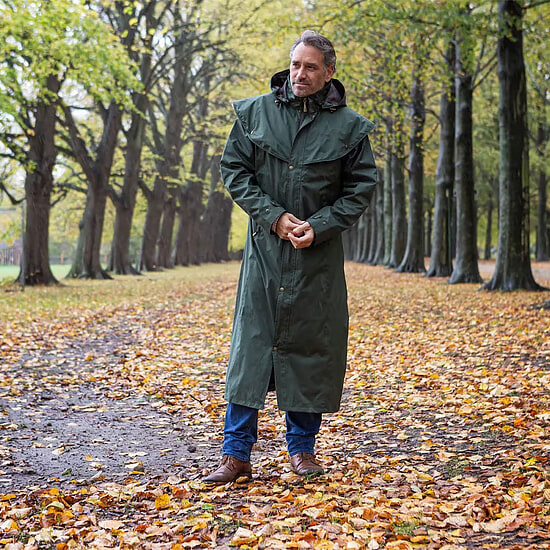 Heren Regenjas Newbury Groen