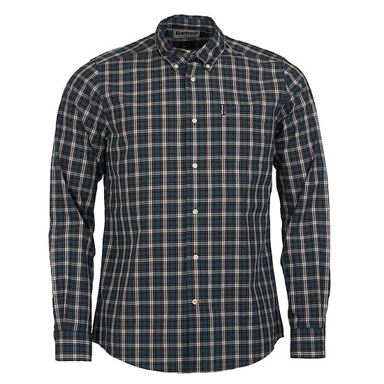 heren shirt highland check 8 tailored green 1