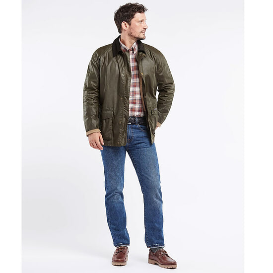 Heren waxjas Amblewood Archive Olive