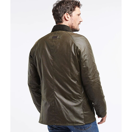 Afbeelding Heren waxjas Amblewood Archive Olive 3