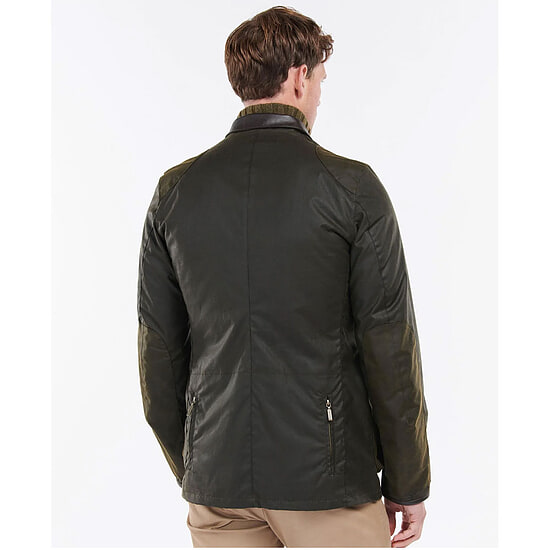 Afbeelding Heren waxjas Beacon Olive 3