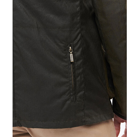Afbeelding Heren waxjas Beacon Olive 5