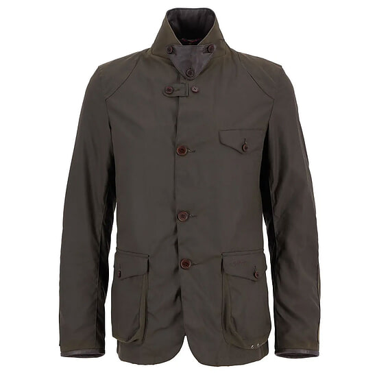 Afbeelding Heren waxjas Beacon Olive 3