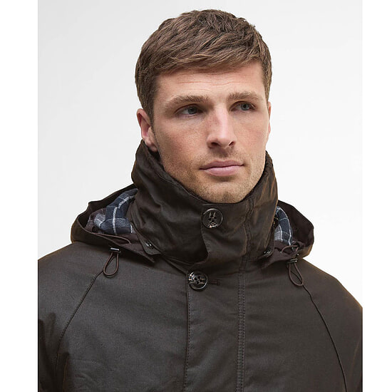 Afbeelding Heren waxjas Beaudale Dark Brown 4