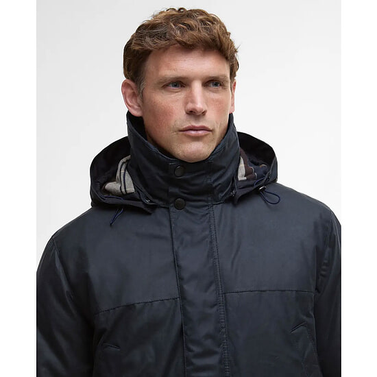 Afbeelding Heren waxjas Bleaberry Navy 4