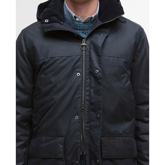 Afbeelding Heren waxjas Bleaberry Navy 5