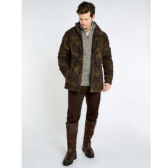 Afbeelding Heren waxjas Carrickfergus LTD Brown Camo 2