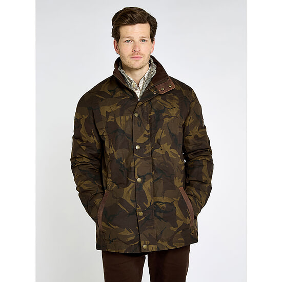 Afbeelding Heren waxjas Carrickfergus LTD Brown Camo 3