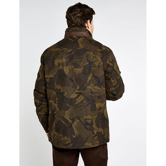 Afbeelding Heren waxjas Carrickfergus LTD Brown Camo 4