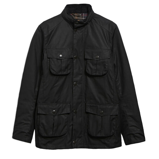 Heren waxjas Corbridge Black
