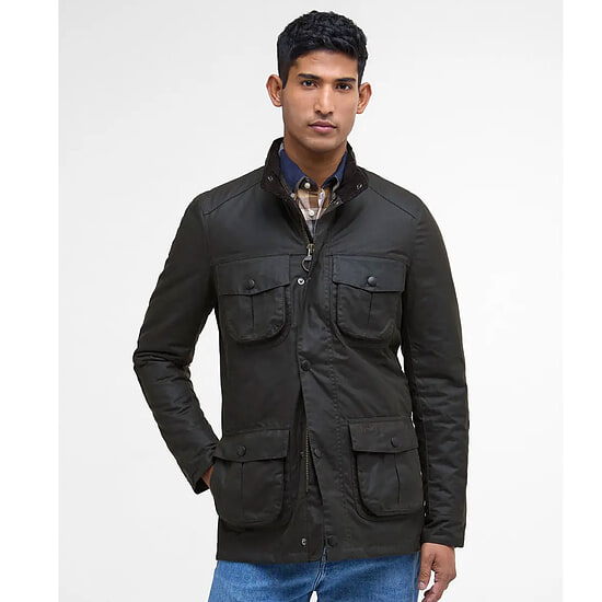 Afbeelding Heren waxjas Corbridge Olive 1