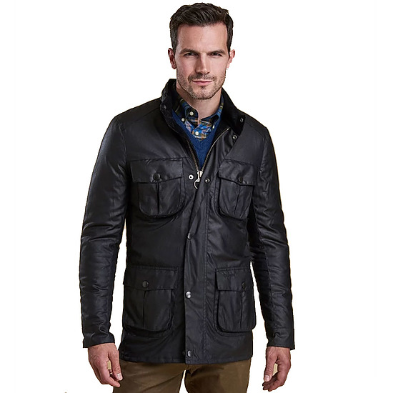 Heren waxjas Corbridge Black
