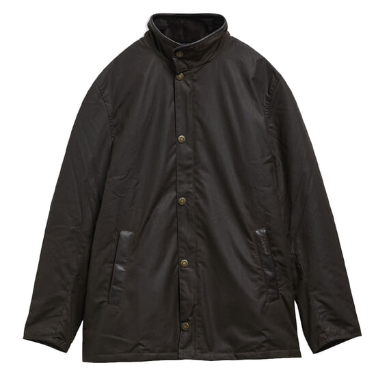 Heren waxjas Crayton Olive 