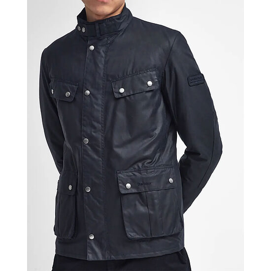 Afbeelding Heren waxjas Duke navy 3
