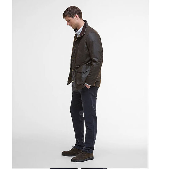 Afbeelding Heren waxjas Hereford olive 4