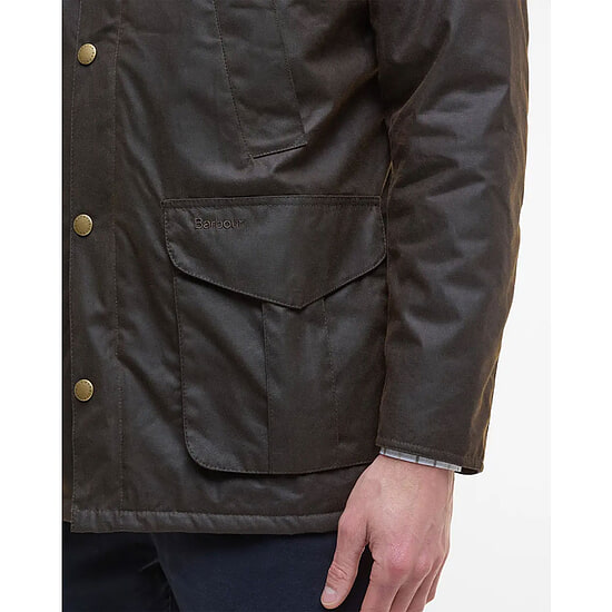 Afbeelding Heren waxjas Hereford olive 5