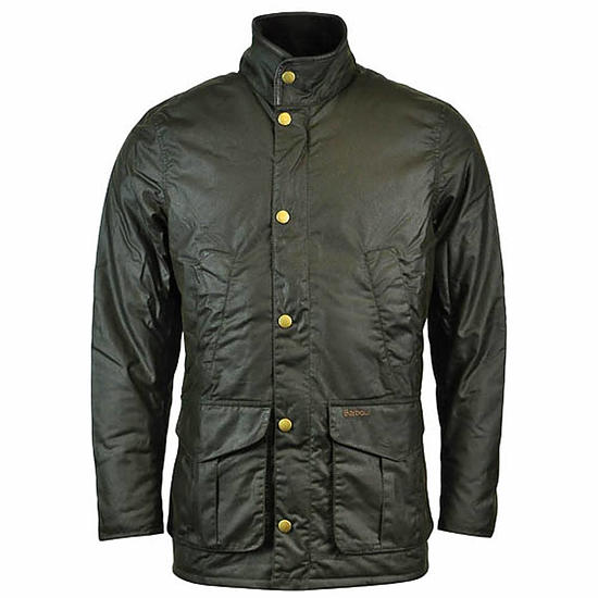 Heren waxjas Hereford olive 1