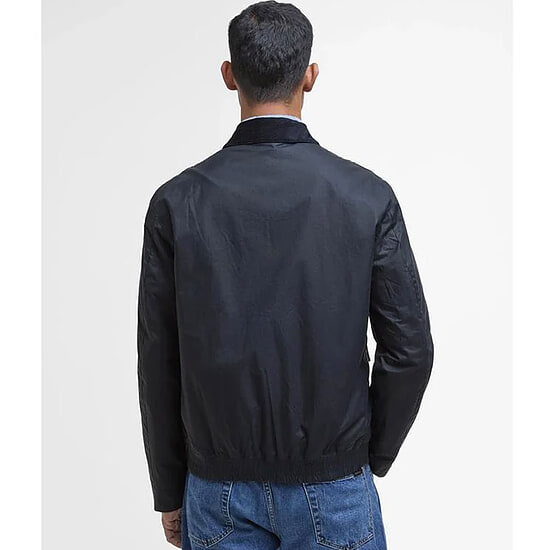 Afbeelding Heren waxjas Newbury lightweight Royal navy 4 van Barbour