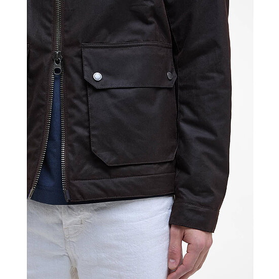 Afbeelding Heren Waxjas Lutlaw Harrington Rustic 3