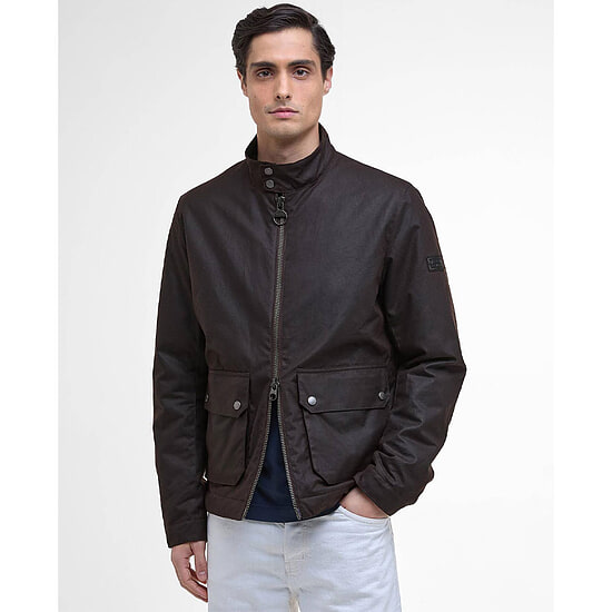 Afbeelding Heren Waxjas Lutlaw Harrington Rustic 2