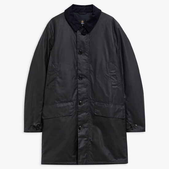 Heren waxjas Mac Navy/ Shadow