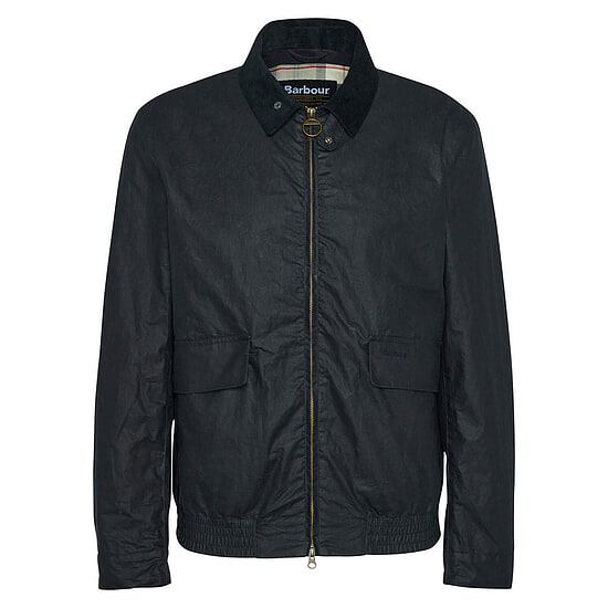 Afbeelding Heren waxjas Newbury lightweight Royal navy 1 van Barbour