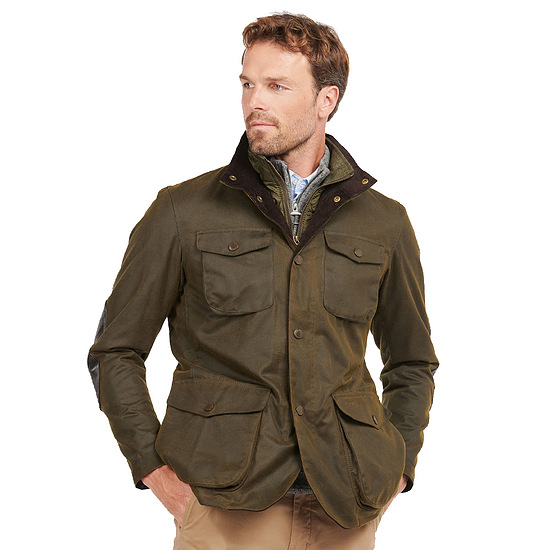 Afbeelding Heren Waxjas Ogston Olive 2