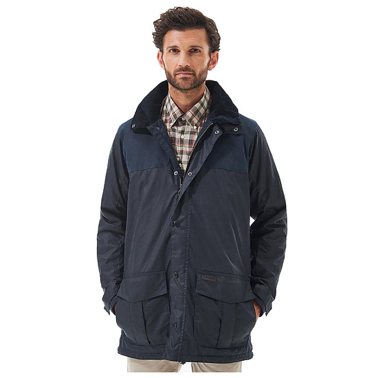 Afbeelding Heren waxjas Ollerton Navy 2