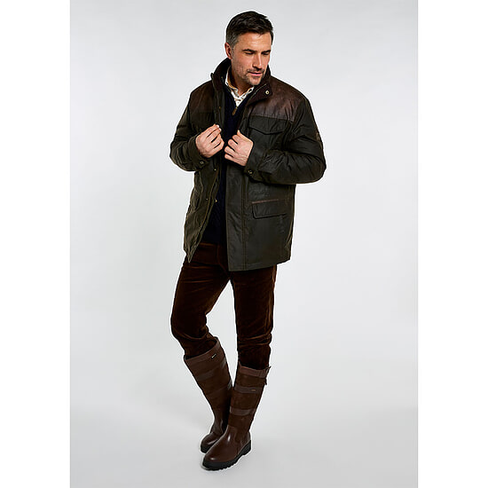 Heren waxjas Ryehill Verdigris