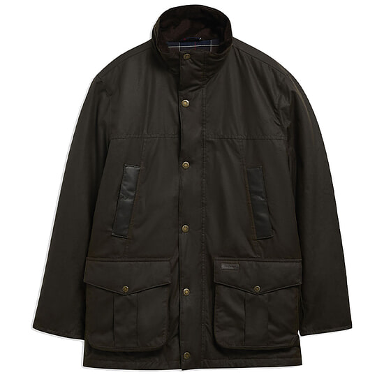 Heren waxjas Sandale Olive