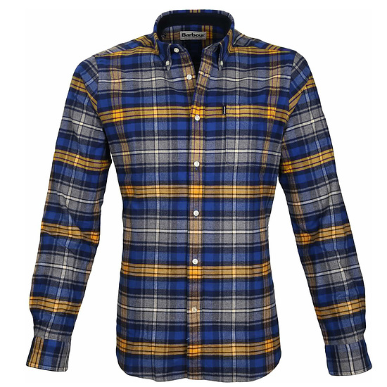 Herenblouse Endsleigh Highland Check Mustard 1