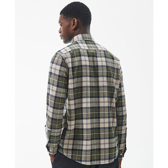 Afbeelding Herenblouse Fortrose Forest Mist Tailored fit 3