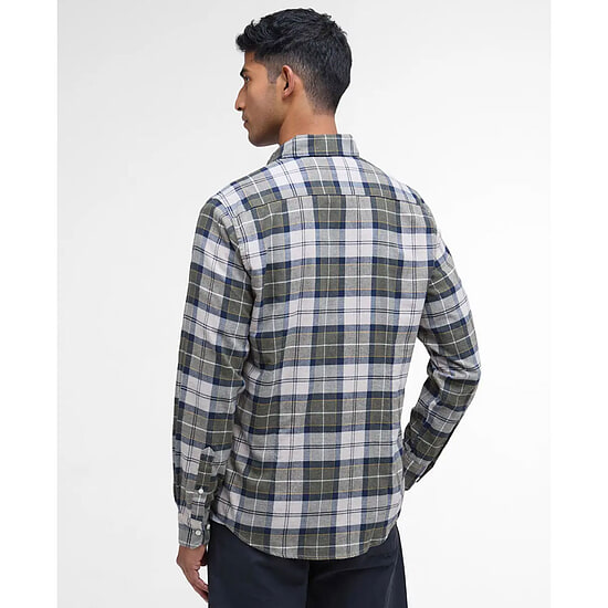 Afbeelding Herenblouse Fortrose Forest Mist Tailored fit 3
