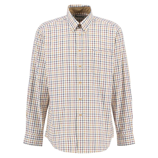 Herenblouse Sporting Tattersall Copper