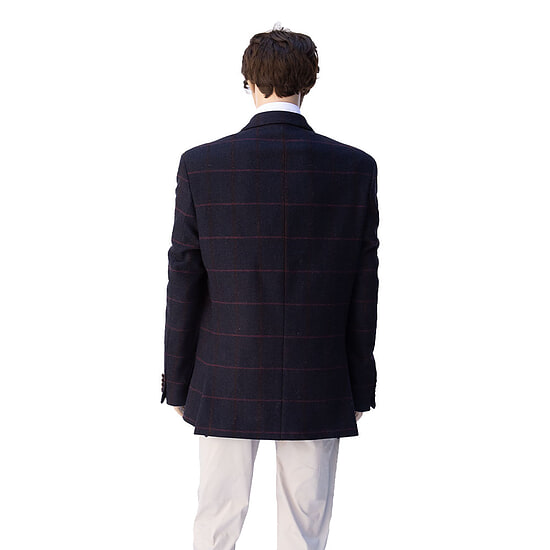 Afbeelding Herencolbert Blauw-rood mt 48-60 2