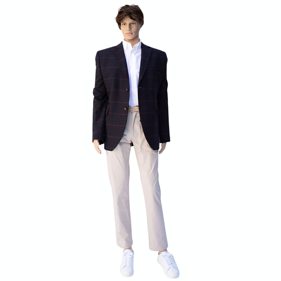 Afbeelding Herencolbert Blauw-rood mt 48-60 3