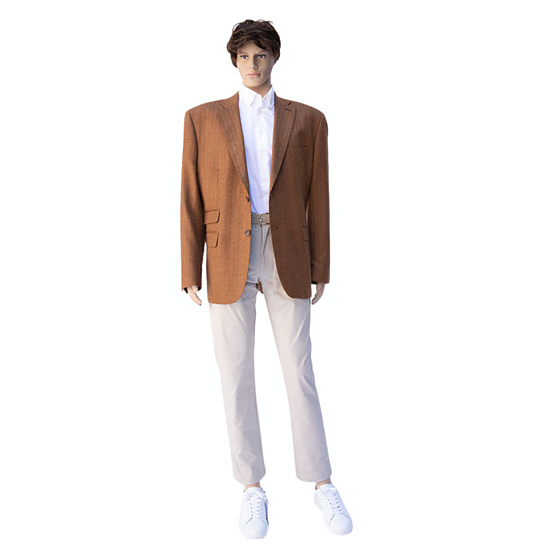 Afbeelding Herencolbert visgraat cognac mt 56-62 3