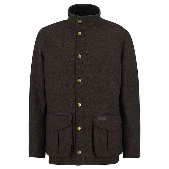 Afbeelding Herenjas Wol Hereford Tweed Rustic Brown 1