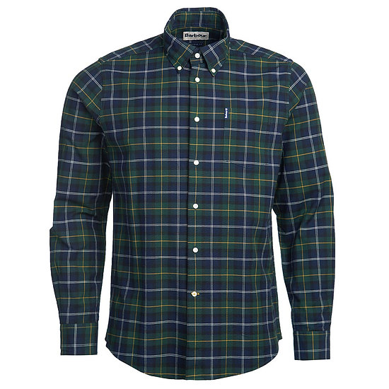 Herenshirt Tartan 6 tailored seaweed 1