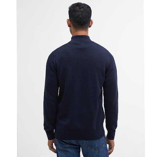 Afbeelding Herentrui Cotton half zip Navy 3 van Barbour