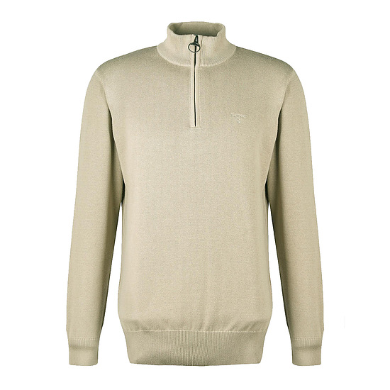 Herentrui Cotton half zip washed stone 1