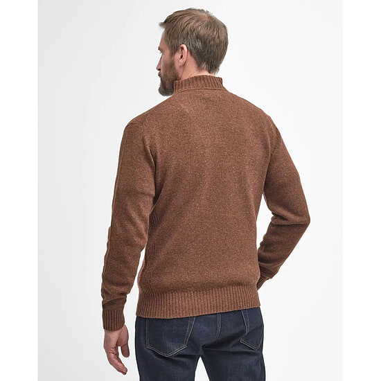 Afbeelding Herentrui Essential lambswool half zip sandstone 3