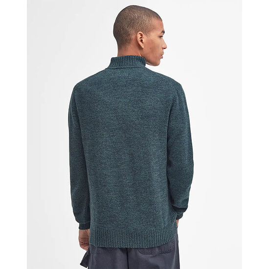 Afbeelding Herentrui Essential lambswool half zip seaweed 3