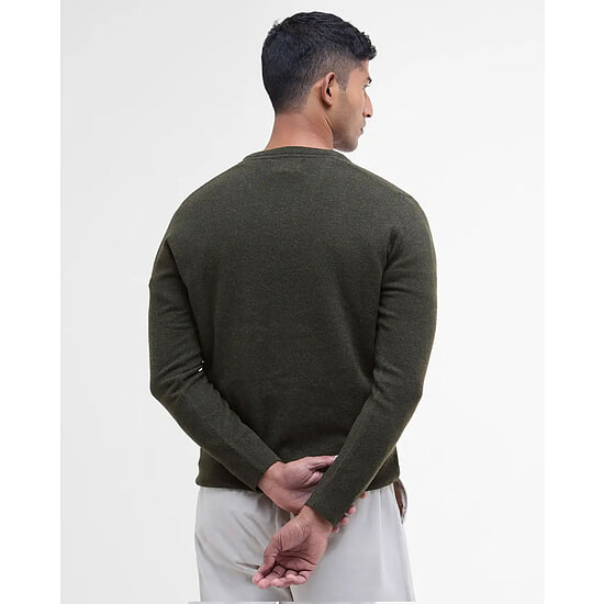 Afbeelding Herentrui Essential lambswool V neck seaweed 3